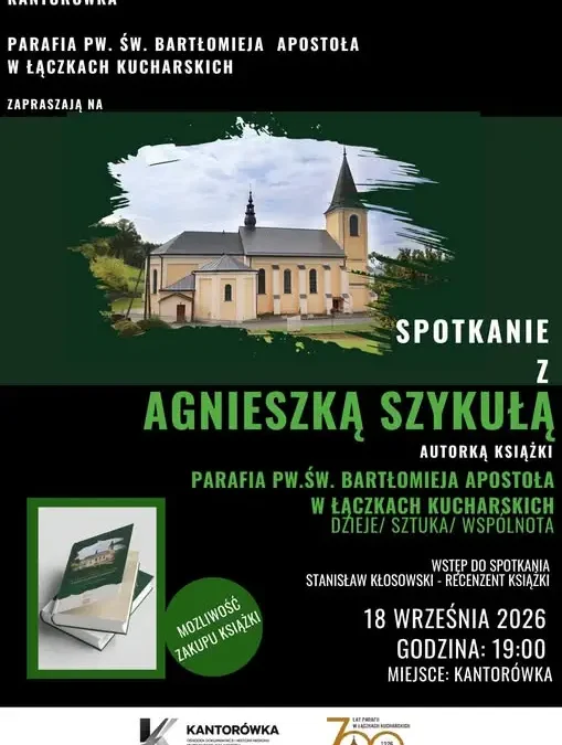 Spotkanie autorskie w Kantorówce: historia parafii w Łączkach Kucharskich