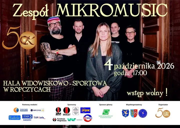 Jubileusz 50-lecia Centrum Kultury z koncertem zespołu MIKROMUSIC