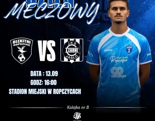 IV liga: Błękitni Ropczyce podejmują Czarnych Jasło w 8. kolejce
