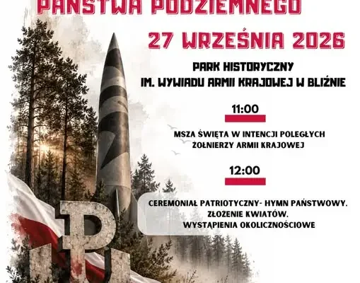 Dzień Polskiego Państwa Podziemnego w Bliznie – obchody już 27 września