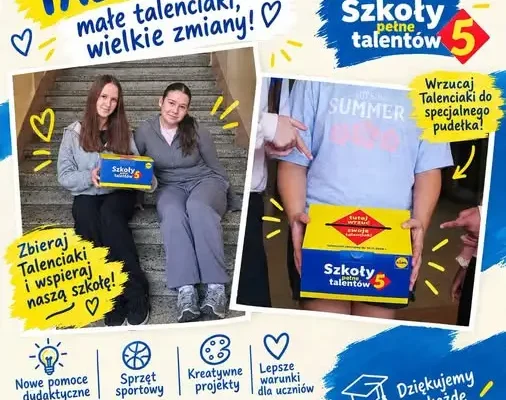 Talenciaki w Lidlu – wsparcie dla szkoły w Gminie Osiek