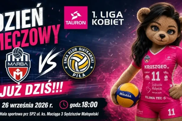MARBA Sędziszów Małopolski gra pierwszy domowy mecz w TAURON 1. Lidze Kobiet