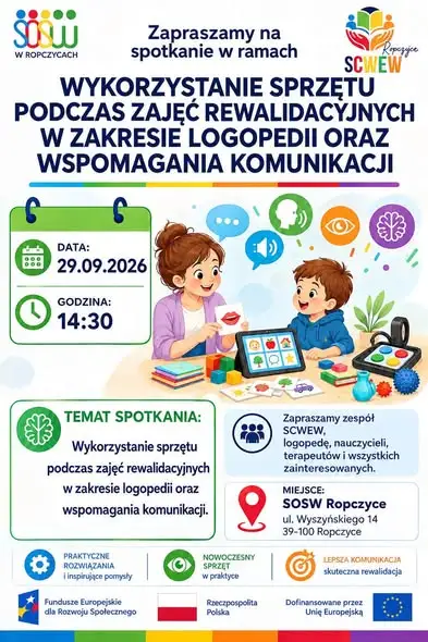 Ropczyce: konsultacje eksperckie SCWEW dla nauczycieli i specjalistów