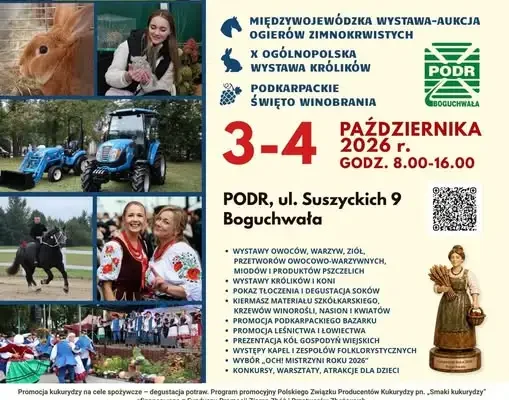 XXI Jesienna Giełda Ogrodnicza w Boguchwale – święto rolników i ogrodników już 3 i 4 października