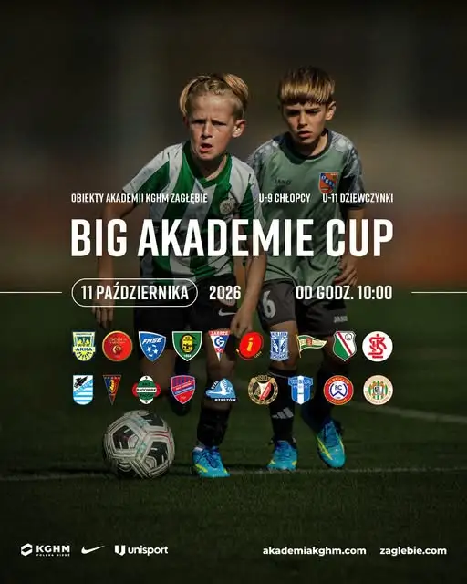 BIG AKADEMIE CUP w Lubinie – młodzi piłkarze z całej Polski już w niedzielę