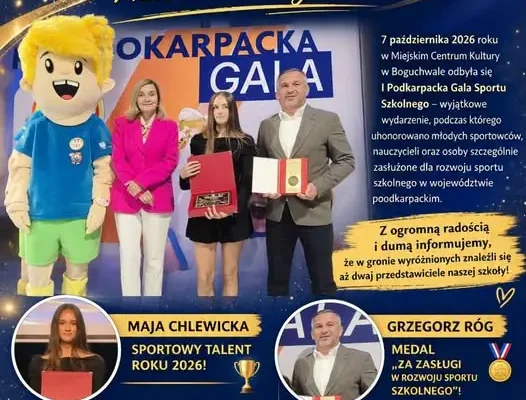Sukces uczniów z Ropczyc na I Podkarpackiej Gali Sportu Szkolnego