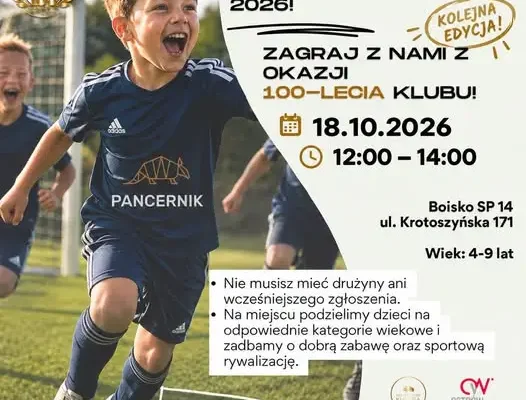Piłkarska Przedszkoliada OKS Ostrów Wielkopolski – 18 października na boisku SP 14