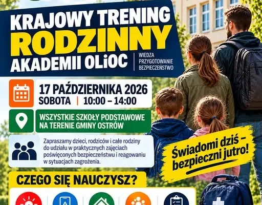 Krajowy Trening Rodzinny Akademii OLiOC w Gminie Ostrów – już 17 października