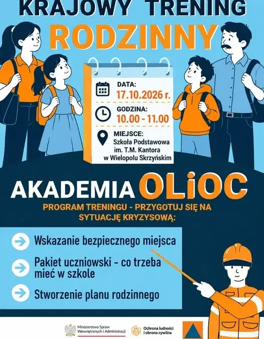 Krajowy Trening Rodzinny Akademii OLiOC w Wielopolu Skrzyńskim