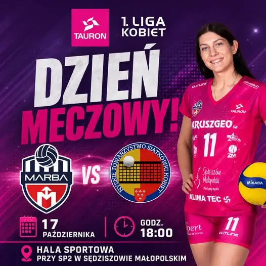 Dzień meczowy w KSM ARBA! Siatkarki walczą o pierwsze punkty