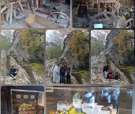 Klasa 7b odkrywa historię i sztukę szkła – wycieczka do Odrzykonia i Krosna
