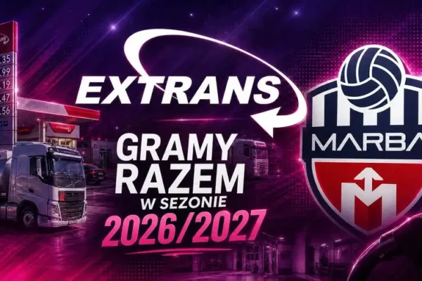 Extrans nadal wspiera KS MARBA Sędziszów Małopolski w sezonie 2026/2027