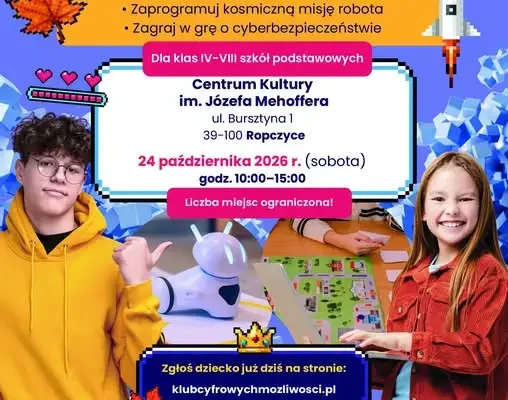 Bezpłatne warsztaty z programowania i robotyki dla dzieci – 24 października w Krakowie