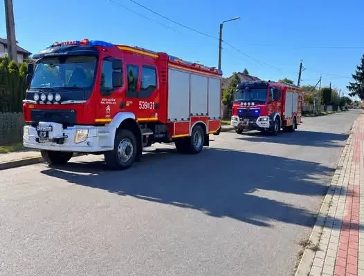 Pożar na posesji przy ul. Rędziny w Sędziszowie Małopolskim