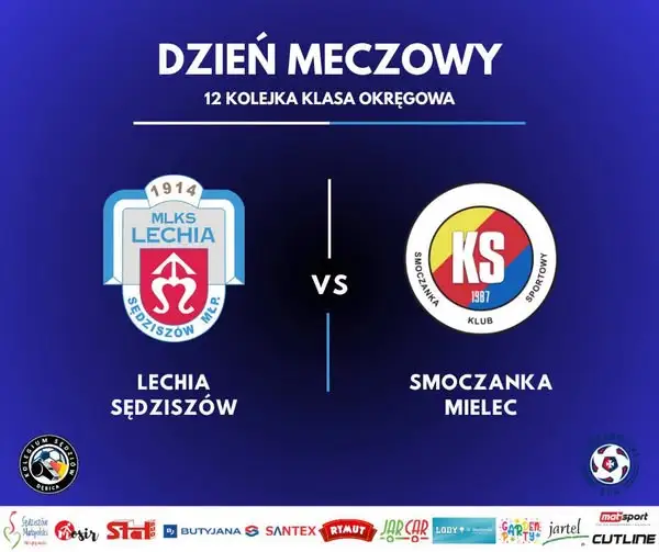 Smoczanka Mielec zagra z Sędziszowem Młp. w 12. kolejce klasy okręgowej