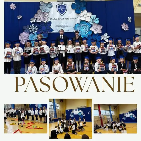 Pasowanie na ucznia w Szkole Podstawowej nr 3 w Sędziszowie