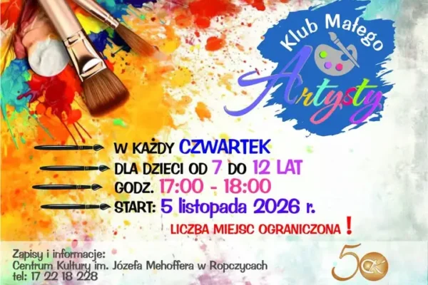 Klub Młodego Artysty – zapisy na nowy semestr zajęć plastycznych