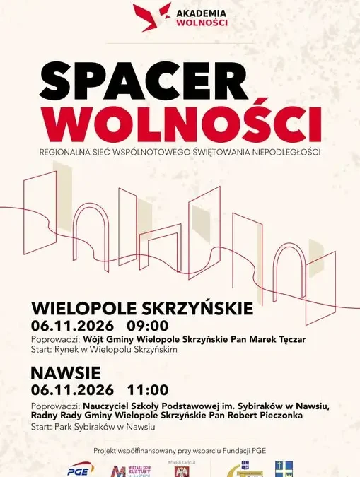 Spacer Wolności w Wielopolu Skrzyńskim i Nawsiu – świętujmy razem 11 listopada