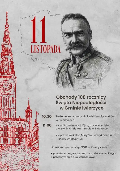 Gmina Iwierzyce uczci 108. rocznicę odzyskania niepodległości – znamy program obchodów