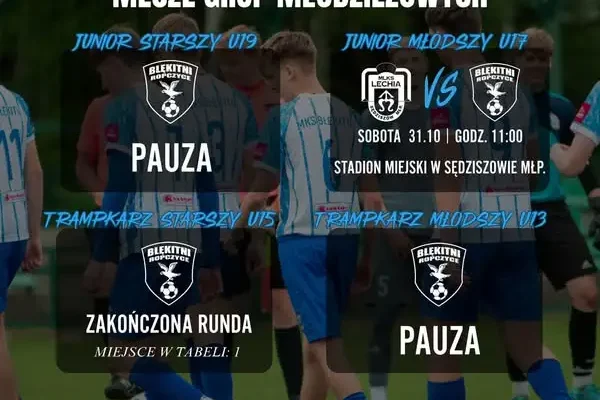 Derbowy mecz U17 Błękitnych Ropczyce z Sędziszowem Małopolskim