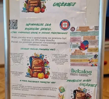 Uczniowie z Ropczyc sprawdzili, ile ważą ich plecaki – akcja „Problem wagi ciężkiej”