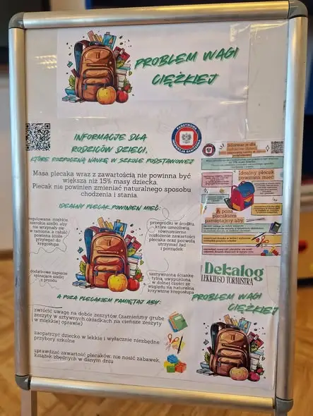 Uczniowie z Ropczyc sprawdzili, ile ważą ich plecaki – akcja „Problem wagi ciężkiej”