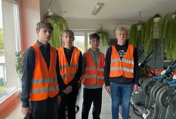Uczniowie z Sędziszowa Małopolskiego na praktykach w Przemyślu